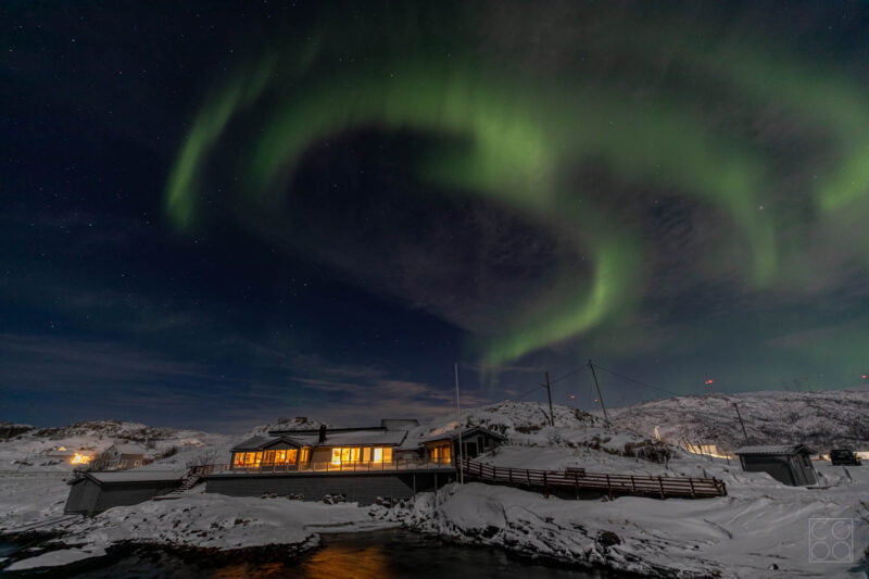 Nordlicht über Brensholmen